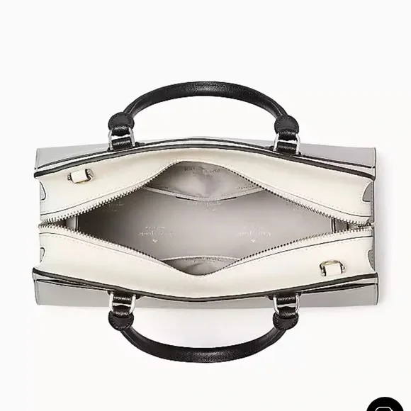 Kate Spade Madison Colorblock Saffiano Leather Medium Satchel
Platinum Grey
NWT - Picture 5 of 16